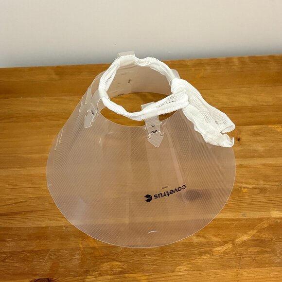 Covetrus Elizabethan collar clear, 20cm Pet Cat Dog recovery cone collar - Picture 5 of 7